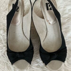 Mossimo Supply Co. Black Slingback Heels